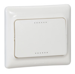 Slika Taster ugradni 6A 250VAC osvetljen IP20 beli Kaptika Legrand