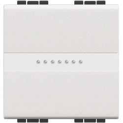 Slika Taster modularni 2M 10A beli Living Light Legrand