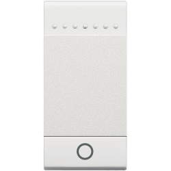 Slika Maska prekidača 1M oznaka svetlo bela Living Light Legrand