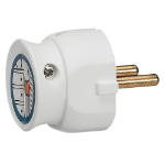Slika Utikač 2P 16A 230V ugaoni tanak beli Legrand