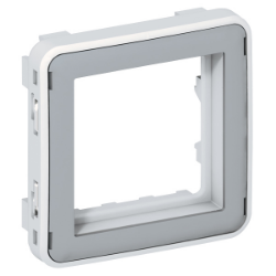 Slika Adapter 2M Mosaic IP2S/B sivi Plexo Legrand