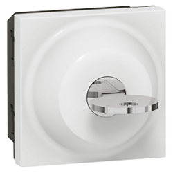 Slika Prekidač ključ 2 pozicije 2M beli Mosaic Legrand