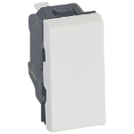 Slika Prekidač naizmenični modularni 1M 10A antibakterijski beli Mosaic Legrand