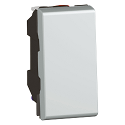 Slika Prekidač naizmenični modularni 1M 10A aluminijumski Mosaic Legrand