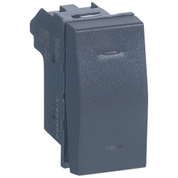 Slika Prekidač naizmenični 1M 10A antracit Vela Legrand