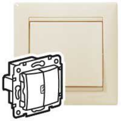 Slika Prekidač serijski sa indikatorom 10A bez Va Legrand