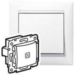 Slika Prekidač osvetljeni unakrsni 10A beo Va Legrand