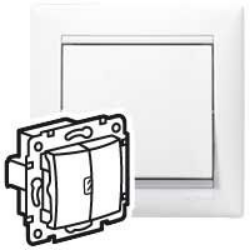 Slika Prekidač serijski sa indikatorom 10A beo Va Legrand