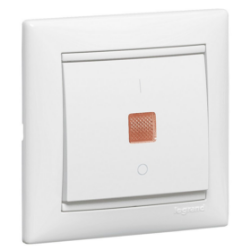 Slika Prekidač 2P sa indikatorom 10A beo Va Legrand