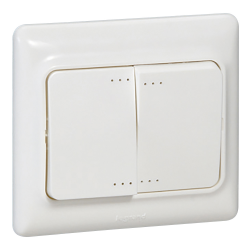 Slika Serijski prekidač sa indikatorom 10A 250V beli Kaptika Legrand