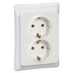 Slika Utičnica dvostruka 2x2P+E 16A 250V bela Kaptika Legrand