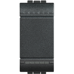 Slika Prekidač unakrsni modularni 1M 16A 250VAC IP20 crni Living Light Legrand