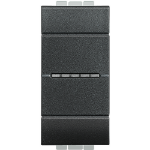 Slika Prekidač unakrsni modularni 1M 16A aksijalni antracit Living Light Legrand