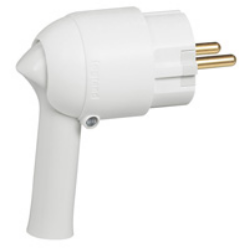 Slika Utikač 2P+E 16A 230V ručica za izvlačenje beli Legrand