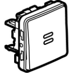 Slika Prekidač naizmenični mehanički sa indikatorom sivi Plexo Legrand