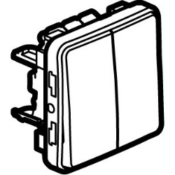 Slika Prekidač naizmenični osvetljeni 10A beli Plexo Legrand