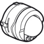 Slika Detektor pokreta 360° IP55 sivi Plexo Legrand