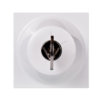 Slika Prekidač ključ 2 pozicije 2M beli Mosaic Legrand