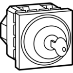 Slika Prekidač ključ 3 pozicije 2M beli Mosaic Legrand