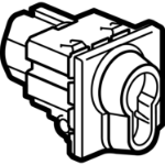 Slika Prekidač ključ 2 pozicije 2M beli Mosaic Legrand