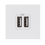 Slika Punjač USB modularni 1M dupli beli Mosaic Legrand