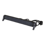 Slika Kabal produžni sa prekidačem 1.5M 6 mesta 2P+E prenaponska zaštita crna/tamno sivi Legrand