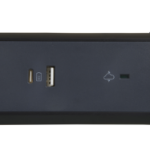 Slika Kabal produžni rotirajući sa prekid. 1.5M 5 priklj. mesta 2P+E 1USB  prenapon. zaštita crna Legrand