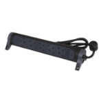 Slika Kabal produžni sa prekidačem H05VV-F 3x1.5mm2 1.5M 5 priključna mesta 2P+E crna/tamno siva Legrand