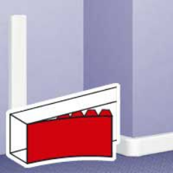 Slika Poklopac parapeta 130 2m beli DLP Legrand