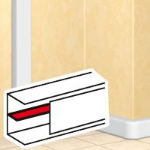 Slika Pregrada razdelna za dubinu parapeta 65 bela DLP Legrand