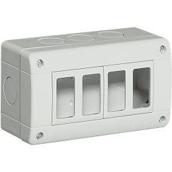 Slika Kutija nadgradna IP40 4M siva PM Legrand