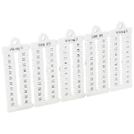 Slika Oznake za obeležavanje stezaljki brojevi 1-50 (2 kompleta) Viking Legrand