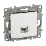 Slika Priključnica RJ11 telefonska ugradna bela Niloe Legrand