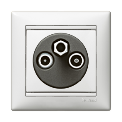 Slika Utičnica TV/RD/SAT individualna bela Va Legrand