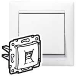 Slika Utičnica RJ11 1-ka bela Va Legrand