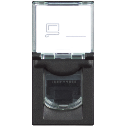 Slika Priključnica računarska modularna 1M RJ45 CAT 5e UTP bela Classia Legrand