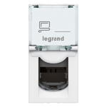 Slika Priključnica računarska modularna 1M RJ45 CAT 6a STP bela Mosaic Legrand