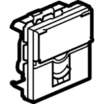 Slika Utičnica RJ12 2M bela PM Legrand