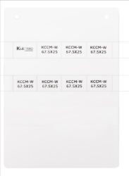 Slika Samolepljive nalepnice za obeležavanje provodnika 33,75x13 (32 po tabli, 0,5-10 mm2) KCCM-W Klemsan