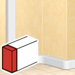 Slika Krajnja kapa za parapet 65x105 DLP Legrand
