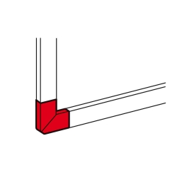 Slika L-element za parapet 65x105 Al DLP Legrand