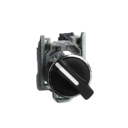 Slika Izborni prekidač XB4 0-1 1NO fi22 metalni crni IP66 Schneider