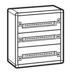 Slika Metalna spratna tabla 72 modula nadgradna XL316 Legrand