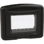 Slika Okvir sa providnim poklopcem IP55 3M crni Classia Legrand