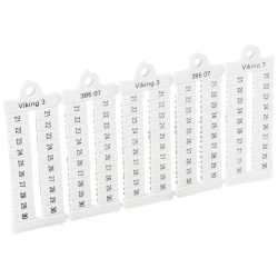 Slika Oznake za obeležavanje stezaljki brojevi 21-30 (10 kompleta) Viking Legrand
