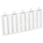 Slika Oznake za obeležavanje stezaljki brojevi 1-50 (2 kompleta) Viking Legrand