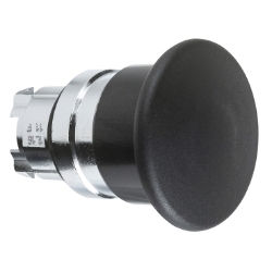 Slika Glava tastera crna pečurkasta fi22 (fi40) metalna IP66 Harmony XB4 Schneider