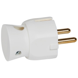 Slika Utikač 2P+E 16A 230V ugaoni beli Legrand