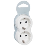 Slika Utičnica razdelna 2x2P+E 16A 230V bela Legrand