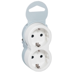 Slika Utičnica razdelna 2x2P+E 16A 230V bela Legrand